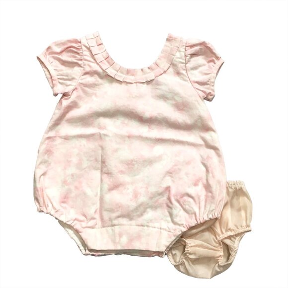 Isabel Garreton girl's infant light pink onesie size 12 months - Picture 3 of 5